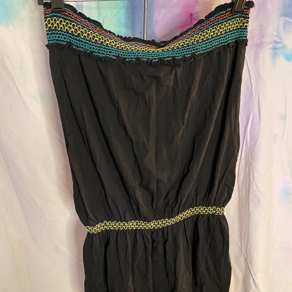 Black Smocked Tank